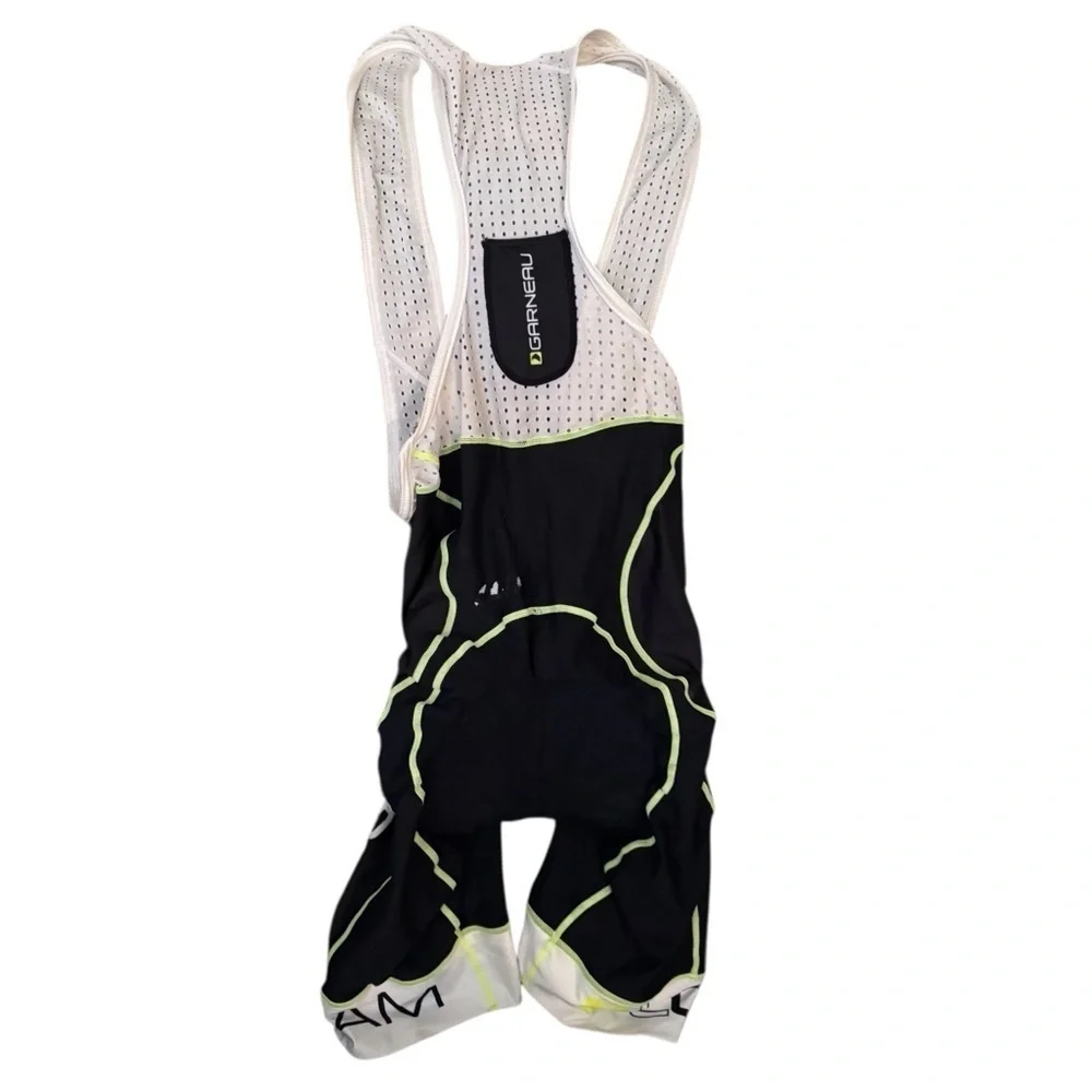 Louis Garneau Cycling Jersey Suit Mens med Bib Black White mb 3 - Picture 1 of 8